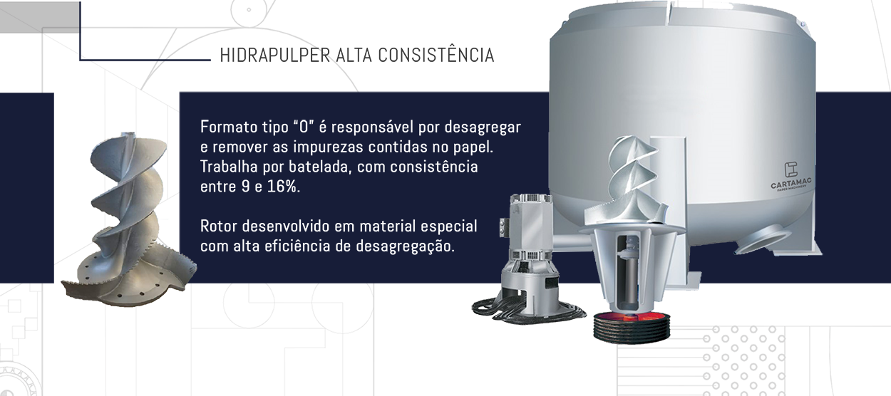 Hidrapulper Alta Consistência