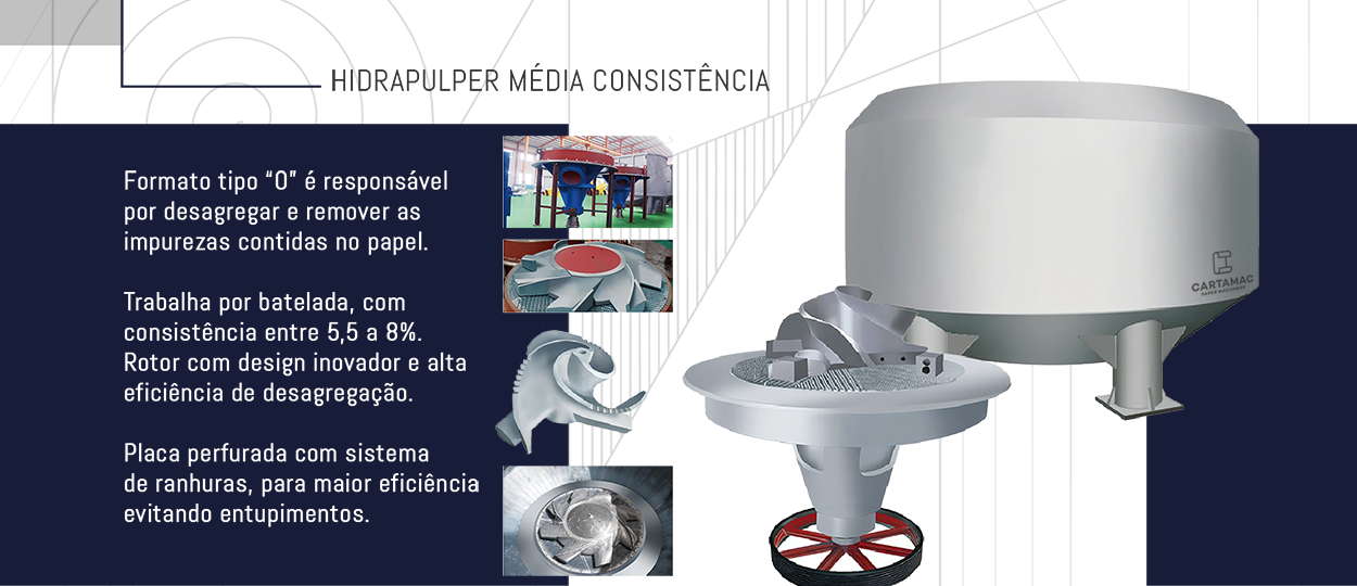 Hidrapulper Média Consistência